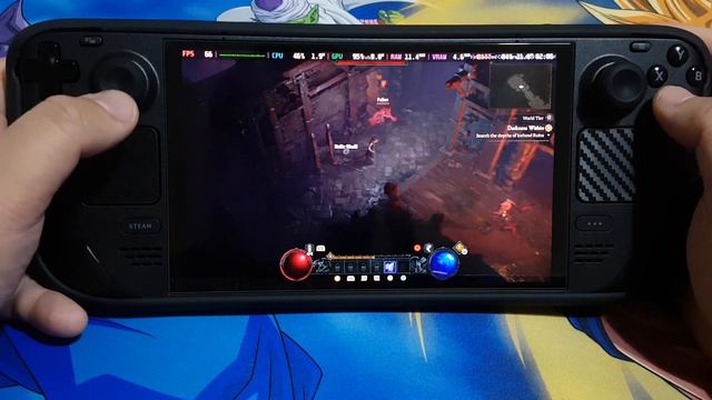 Diablo 4 on Steam Deck OLED смотреть онлайн