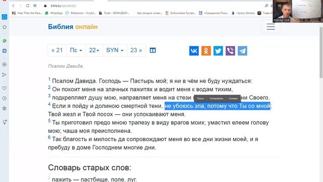 Через тернии с Пастырем. Псалом 22 смотреть онлайн
