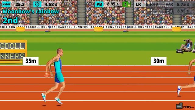 [쥐님] #2 금메달은 내것이야! 올림픽 육상게임 'Ragdoll Runners' смотреть онлайн