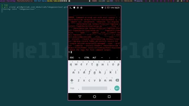 How to resize images with Termux смотреть онлайн