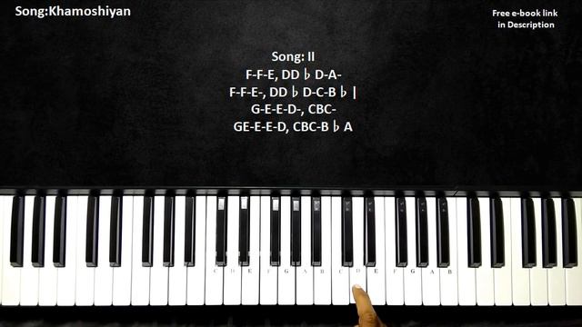 Khamoshiyan Keyboard tutorial with notes and free music book | Arjit Keyboard tutorial смотреть онлайн