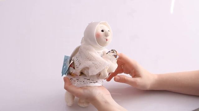 Текстильная кукла ручной работы Ангелок Добра от сувенирной мастерской Нежный ветер смотреть онлайн