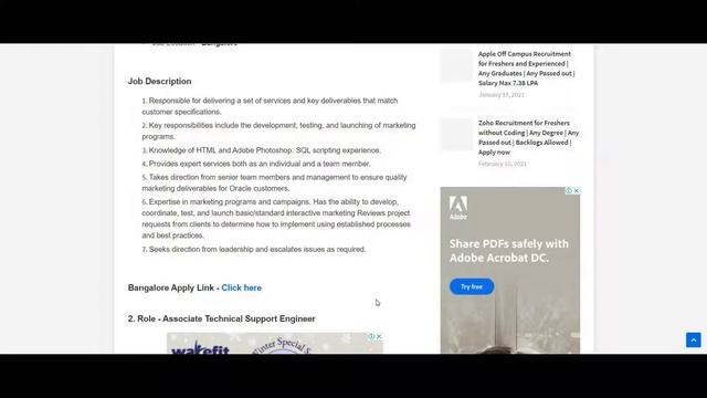 Oracle Off Campus Jobs | With & Without Coding | Oracle Recruitment 2021 | Oracle Jobs|2 jobs смотреть онлайн