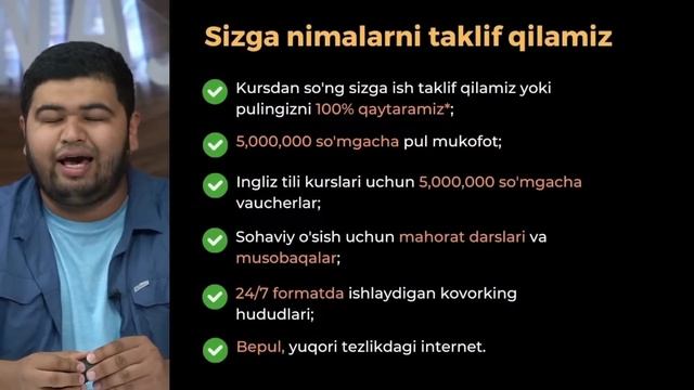 Dasturlashni qanday o'rganish kerak? | Bepul onlayn master-klass смотреть онлайн