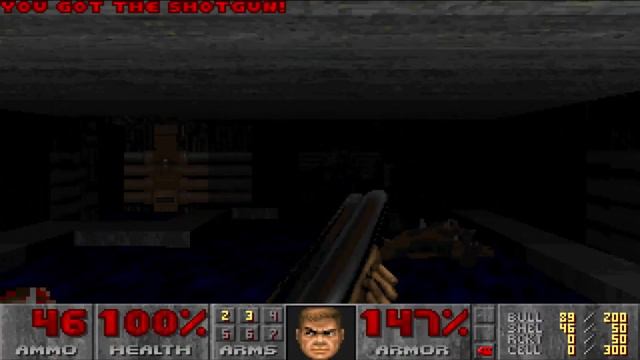 Doom II (1994). Levels 1-3. UV difficulty. For Old-Games.ru #66. смотреть онлайн