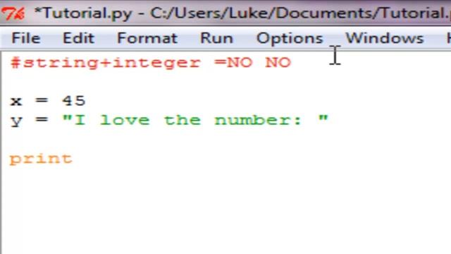 Python Programming Tutorial - Tutorial 5 - Converting Integers to Strings [HD] [BEGINNER] смотреть онлайн