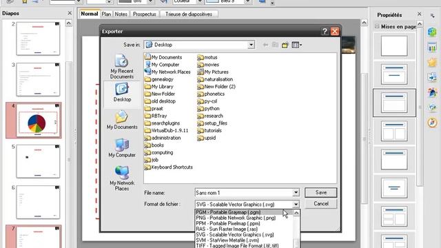 OpenOffice Impress (fr) (14): Exporter une présentation смотреть онлайн