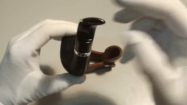 Курительная трубка L'anatra Black Silk Classic Silver Bent смотреть онлайн