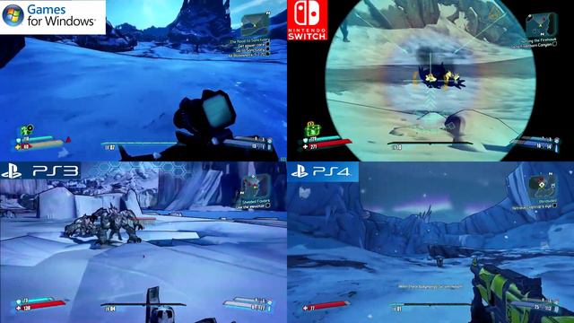 Borderlands 2 - PC vs Switch Legendary Edition vs PS3 vs PS4 Gameplay Comparisons смотреть онлайн