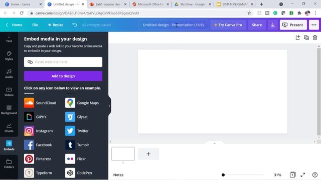 CARA 1 UNTUK MEMBUKA FILE MICROSOFT POWER POINT (PPT) DI CANVA смотреть онлайн