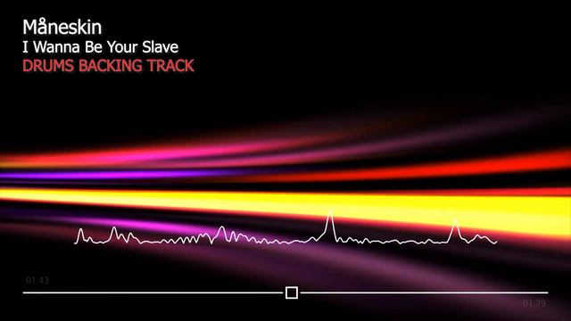 Måneskin - I Wanna Be Your Slave | Drums Only | Original backing track смотреть онлайн