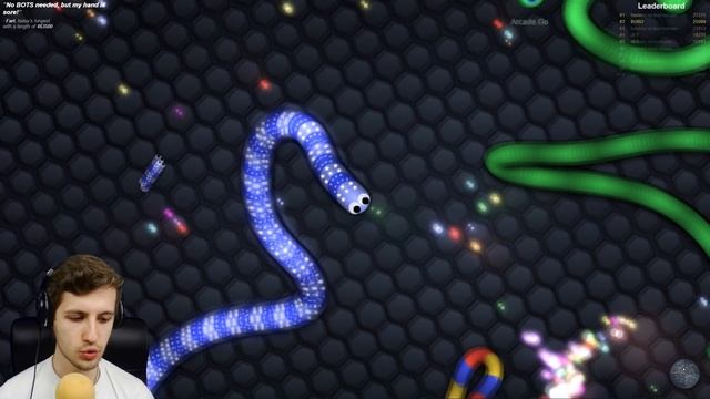 КАК НАГИБАТЬ БЕЗ ЗУМА И БОТОВ В СЛИЗАРИО | Slither.io смотреть онлайн