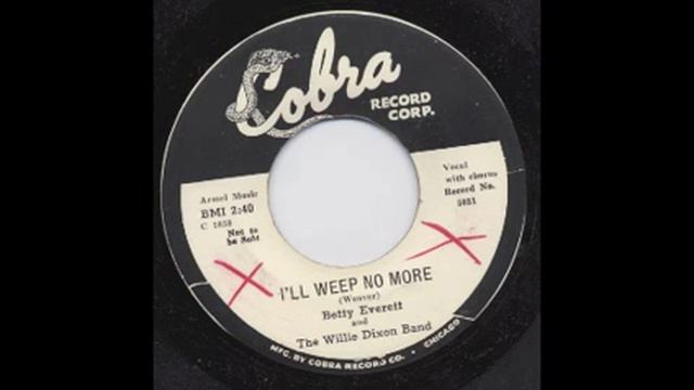 BETTY EVERETT - I'LL WEEP NO MORE - COBRA смотреть онлайн