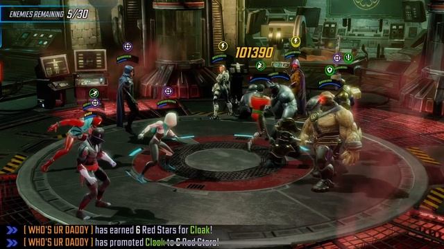 Marvel Strike Force DD5 city node 6. Final wave. 5 left смотреть онлайн
