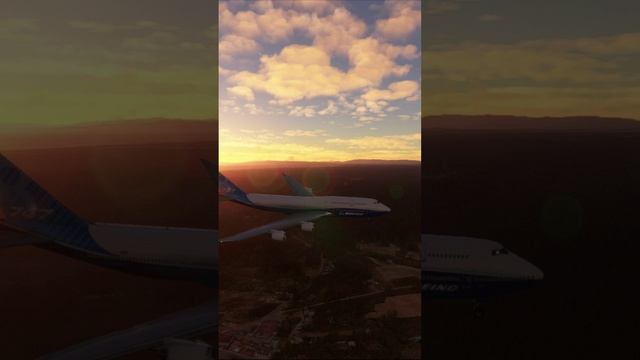 Landing in Aeropuerto de León. Boeing 747. Microsoft Flight Simulator 2020 смотреть онлайн