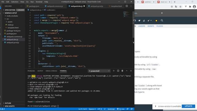 Webpack - 5 | Quick Setup смотреть онлайн
