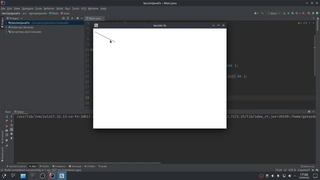 ejemplo de cómo graficar líneas utilizando javafx en intellij idea смотреть онлайн