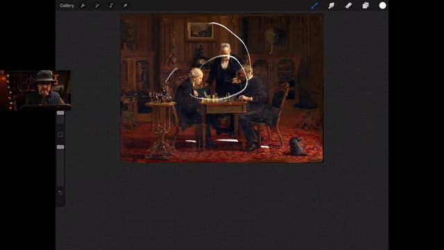 Master Works - "The Chess Players" by Thomas Eakins смотреть онлайн