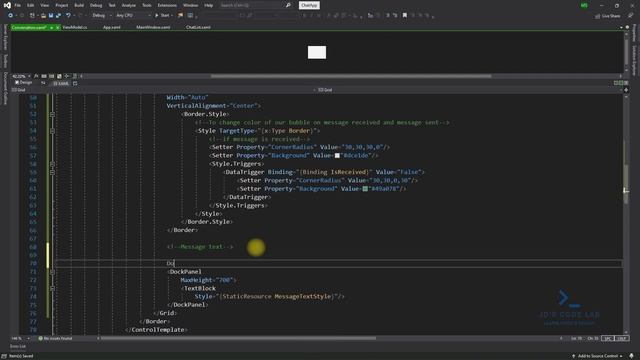 WPF UI Designs C# | Chat Application UI Part - 2 | WPF C# (Jd's Code Lab) смотреть онлайн