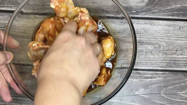 КУРИНЫЕ КРЫЛЬЯ В МЕДОВО-СОЕВОМ СОУСЕ!!!