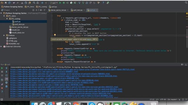 Scrape Product List Data from E-commerce Sites with Python (Urdu/Hindi) смотреть онлайн