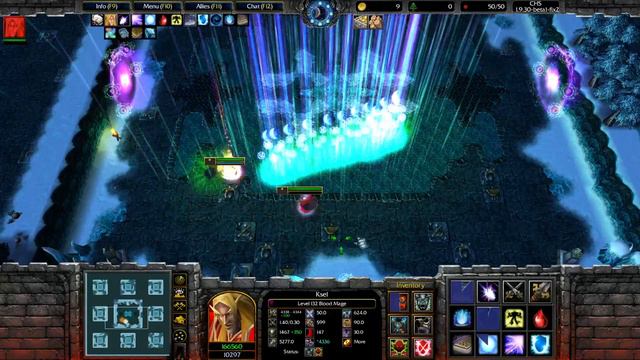 Kael'thas vs Seer, warcrat 3 custom hero survival mod, intense last battle royale смотреть онлайн