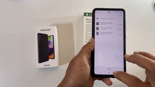 How to scan a document and make PDF in Samsung Galaxy A52 смотреть онлайн
