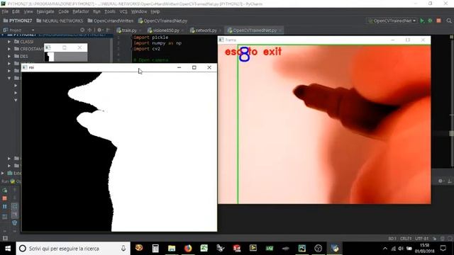 Python + OpenCV + Neural Network for hand written numbers recognition смотреть онлайн