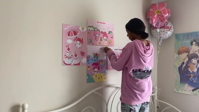bedroom makeover ♡ | sanrio, posters, etc … ? смотреть онлайн