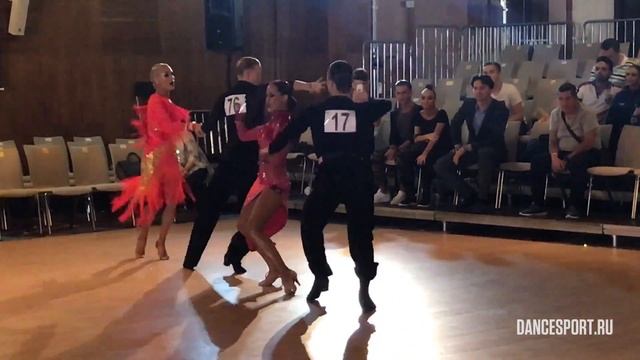 Andrey Gusev - Vera Bondareva RUS | Cha Cha Cha | WDSF World Open Latin | SOCH 2017 смотреть онлайн