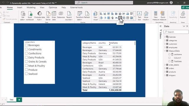 POWER BI | How to Dynamically update the Card Visual based on selection using Concatenate смотреть онлайн