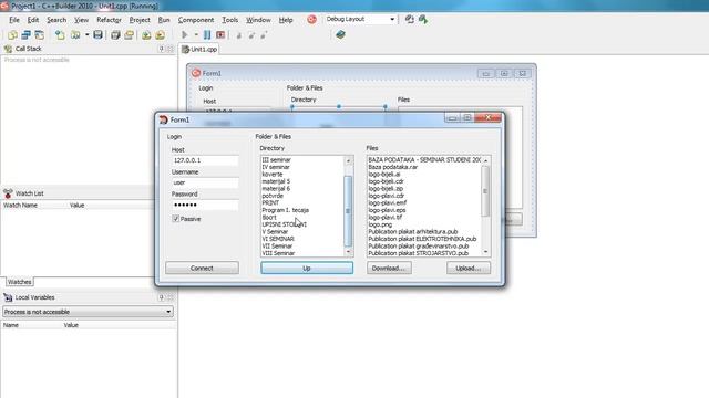 C++ Builder - Indy FTP Client смотреть онлайн