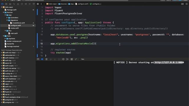 Integrating Vapor with PostgreSQL Database смотреть онлайн