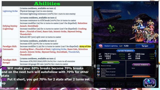 FFBE 7 Stars Radiant Lightning Review: Zeno X Machina (#821) смотреть онлайн