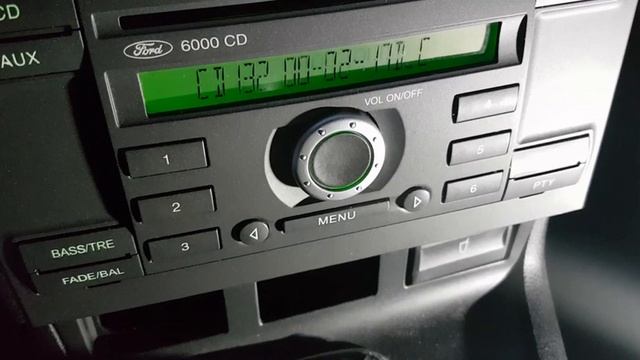 Ford Mondéo Mk3 2000-2007: infos autoradio 6000CD смотреть онлайн
