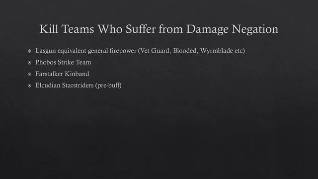 Kill Team | Is Damage Negation a Problem? смотреть онлайн