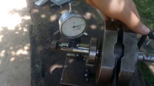 Самодельный стенд для центровки и центровка коленвала Pannonia T5