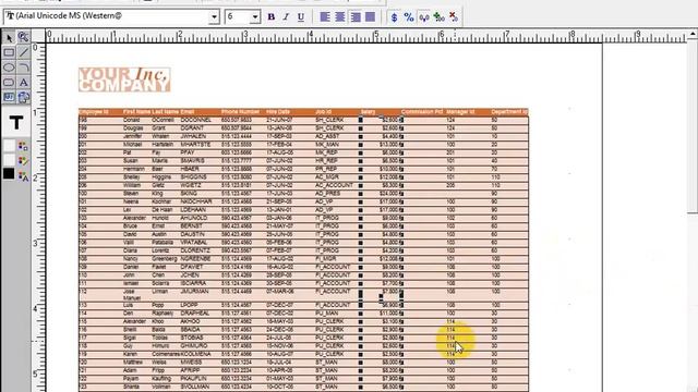 FORMATING REPORT IN PATER LAYOUT in oracle 10g смотреть онлайн