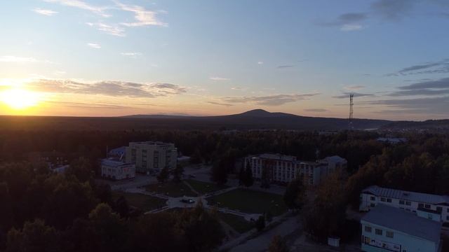 Красновишерск с квадрокоптера