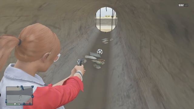 GTA5 Online: "Soccer Ball Easter Egg!" Hidden Interactive Soccer Ball Location on GTAV! смотреть онлайн