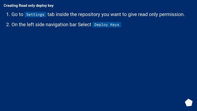 Read Only access to GitHub repo via SSH key смотреть онлайн
