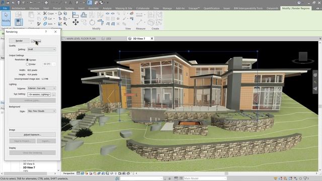 Rendering | Revit Tutorial смотреть онлайн