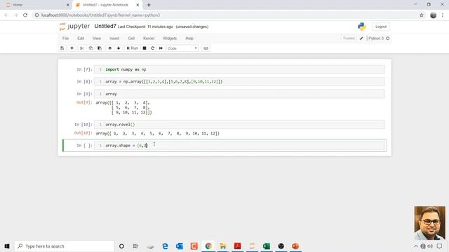 #5 Data Science | Numpy | Re-shaping Array смотреть онлайн