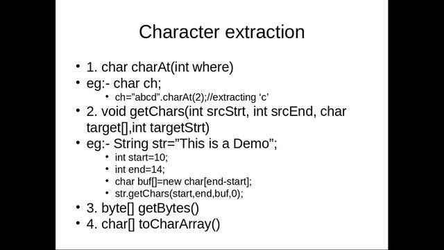 Strings in Java смотреть онлайн