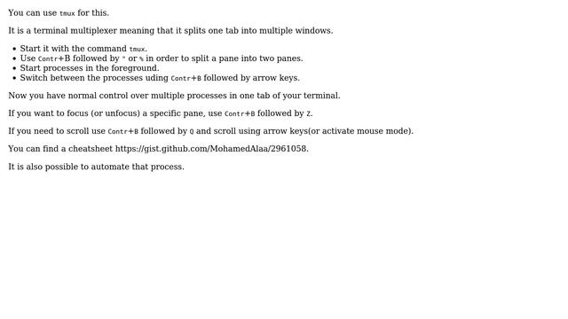 Unix & Linux: How can I run multiple Bash scripts simultaneously in a terminal window? смотреть онлайн