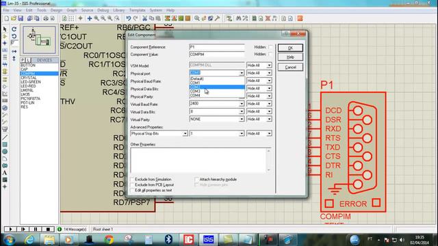 Tutorial 01: Configurar porta serial virtual no Proteus смотреть онлайн