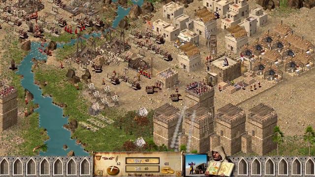 Stronghold Crusader HD mission 20. The Saracen 1711 A.D. No Commentary смотреть онлайн