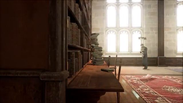 Hogwarts Library Harry Potter Music and Ambience from Hogwarts Legacy смотреть онлайн