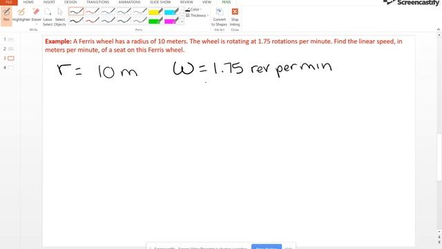 MATH 1113 - Linear and Angular Speed смотреть онлайн