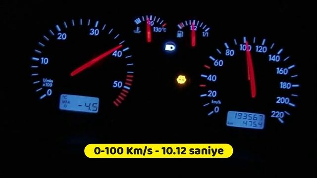 VW Bora 1.9SD 68hp 1.9Tdi 90hp 100hp 110hp 115hp 130hp 150hp 0-100 hız denemesi | chip tuning | смотреть онлайн